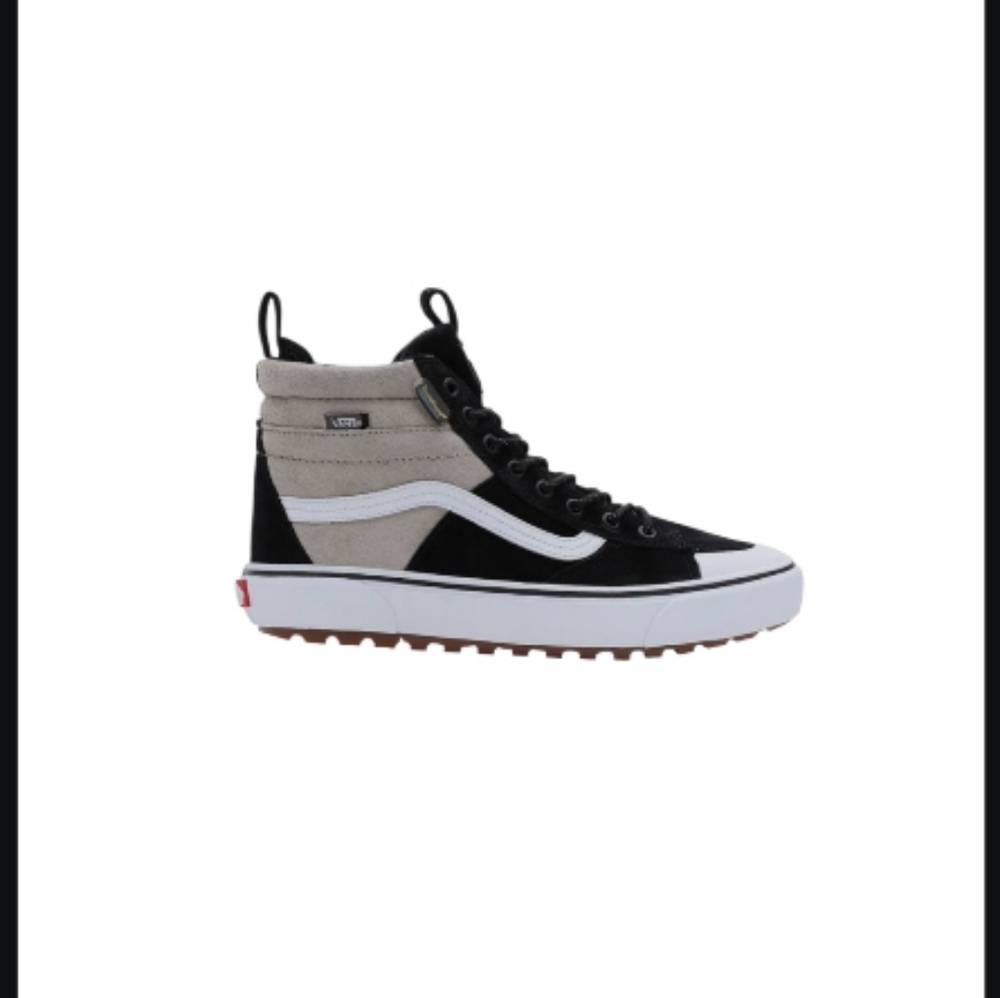 Vans MTE Hi Sk8 Waterproof Utility Tennis Shoe Sneaker Black Khaki Skate Men 8.5